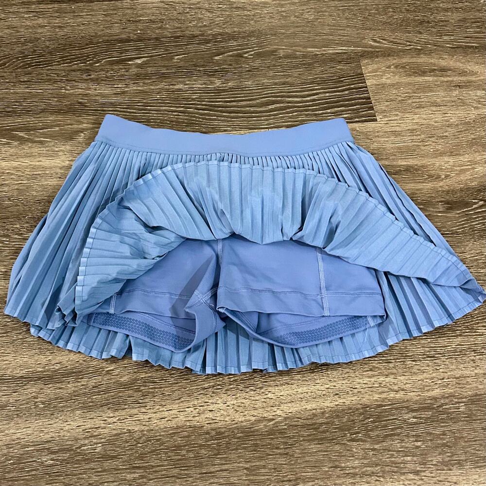 Lululemon Varsity High Rise Pleated Tennis Skirt Oasis Blue Size 8 - Picture 15 of 15